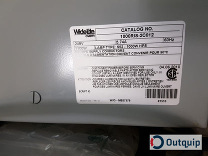 BALLAST,REMOTE 1000 WATT 208 VOLT HPS 60 HZ KEENE MODEL #1000RIS-2L027 PART #999KEE