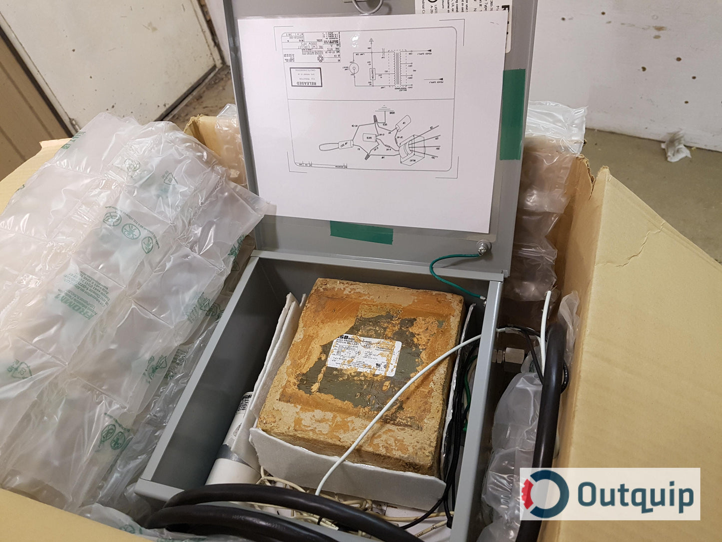 BALLAST,REMOTE 1000 WATT 208 VOLT HPS 60 HZ KEENE MODEL #1000RIS-2L027 PART #999KEE