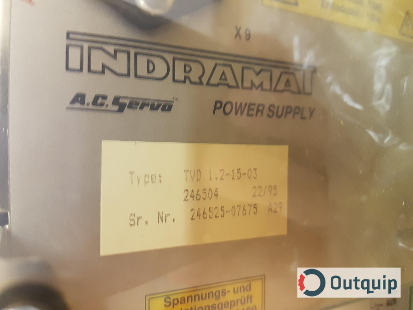 Power Supply, Indramat TVD1.2-15-03