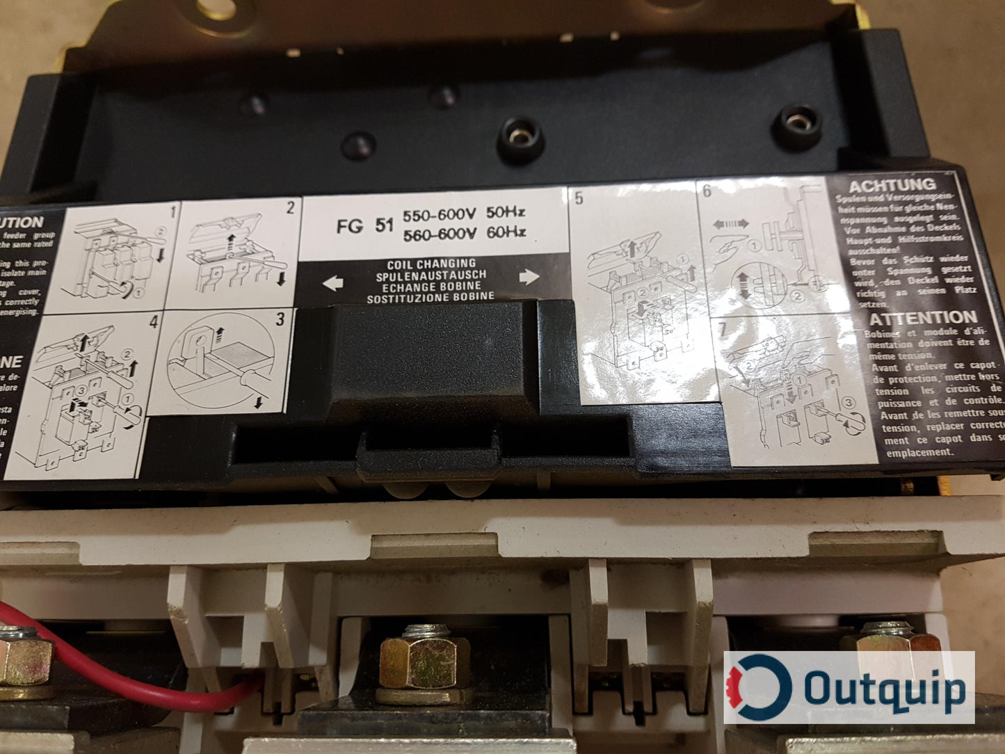 AC Magnetic Contactor -- CONTACTOR,CUTLER HAMMER FREEDOM SIZE 6 OPEN STYLE 600V COIL #CN15TN3DB
