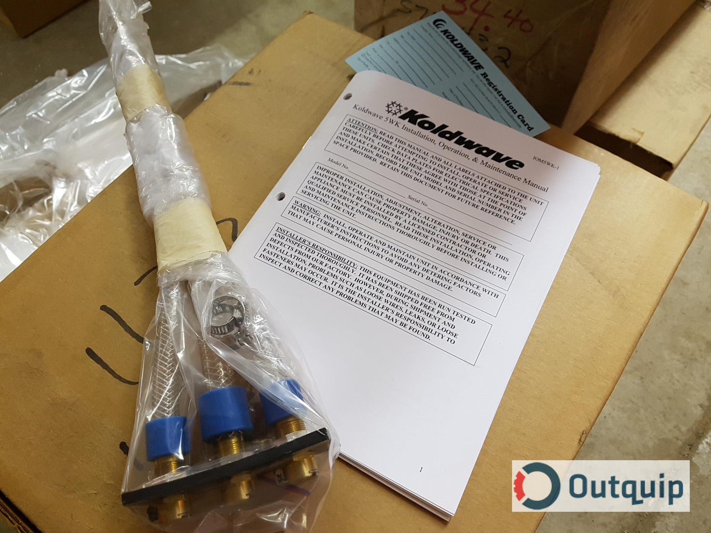 CONDITIONER, AIR KOOLETTE KOLDWAVE MODEL #5WK07BEA 115 VAC WATER COOLED 7000 BTU