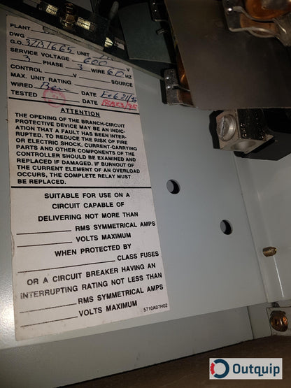 Cutler-Hammer Disconnect