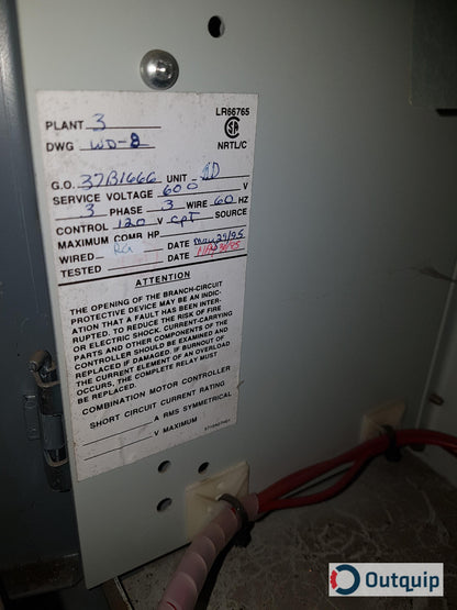 Cutler-Hammer WD-8 Starter
