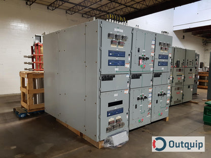 Cutler-Hammer VacClad-WSwitchgear Assembly 3 Cabinets