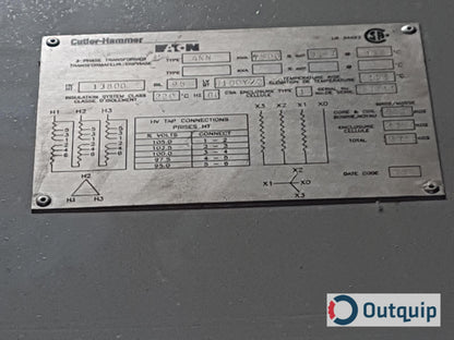 Cutler-Hammer 7500 kVA Transformer