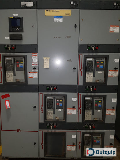Cutler-Hammer Magnum DS Metal Enclosed LV Switchgear
W/   1 X Digitrip 520 Magnum DS MDS630 (3000A TRIP)
AND  4 X Digitrip 520M Magnum DS MDS608 (600A TRIP)
AND  1 X Square D PowerLogic ION 7550