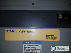 Cutler-Hammer Magnum DS Metal Enclosed LV Switchgear
W/   1 X Digitrip 520 Magnum DS MDS630 (3000A TRIP)
AND  4 X Digitrip 520M Magnum DS MDS608 (600A TRIP)
AND  1 X Square D PowerLogic ION 7550