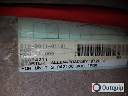 STARTER,ALLEN-BRADLEY SIZE 5 FOR UNIT SCA2100MCC *FOR EFFLUENT BUILDING MCC