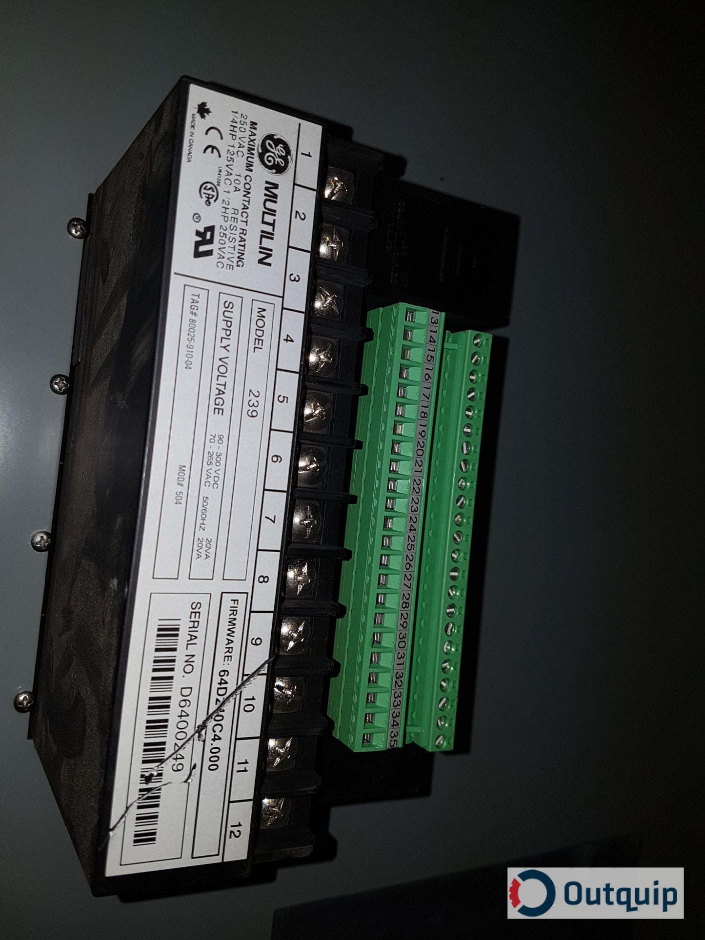 STARTER,ALLEN-BRADLEY SIZE 5 FOR UNIT SCA2100MCC *FOR EFFLUENT BUILDING MCC
