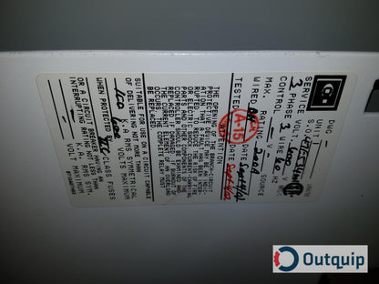 SWITCH,DISCONNECT 200 AMP C/W FORM II CLASS C FUSE CLIPS, DOOR &amp; HARDWARE FOR CUTLER-HAMMER