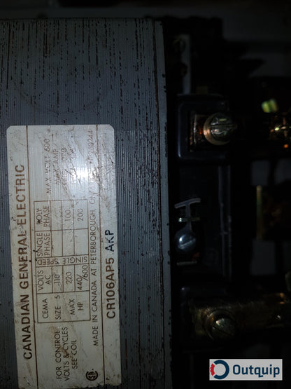 STARTER, CGE FVNR COMBINATION SIZE 5 FUSIBLE TYPE HRC II FUSING CONTACTOR