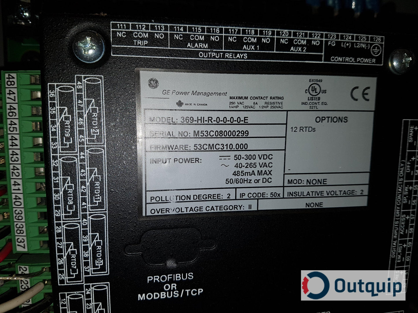 Cutler-Hammer Ampgard MV Motor Control
w/ 2 x Full Voltage/Induction Starter 1750 HP
&amp;  2 X GE Multilin 369 Motor Management Relay
