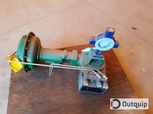 VALVE,BUTTERFLY 3&quot; FISHER AMRI ACRIS IW-31K/S9 TEFLON LINED C/W SIZE 40 1052 ACTUATOR &amp;