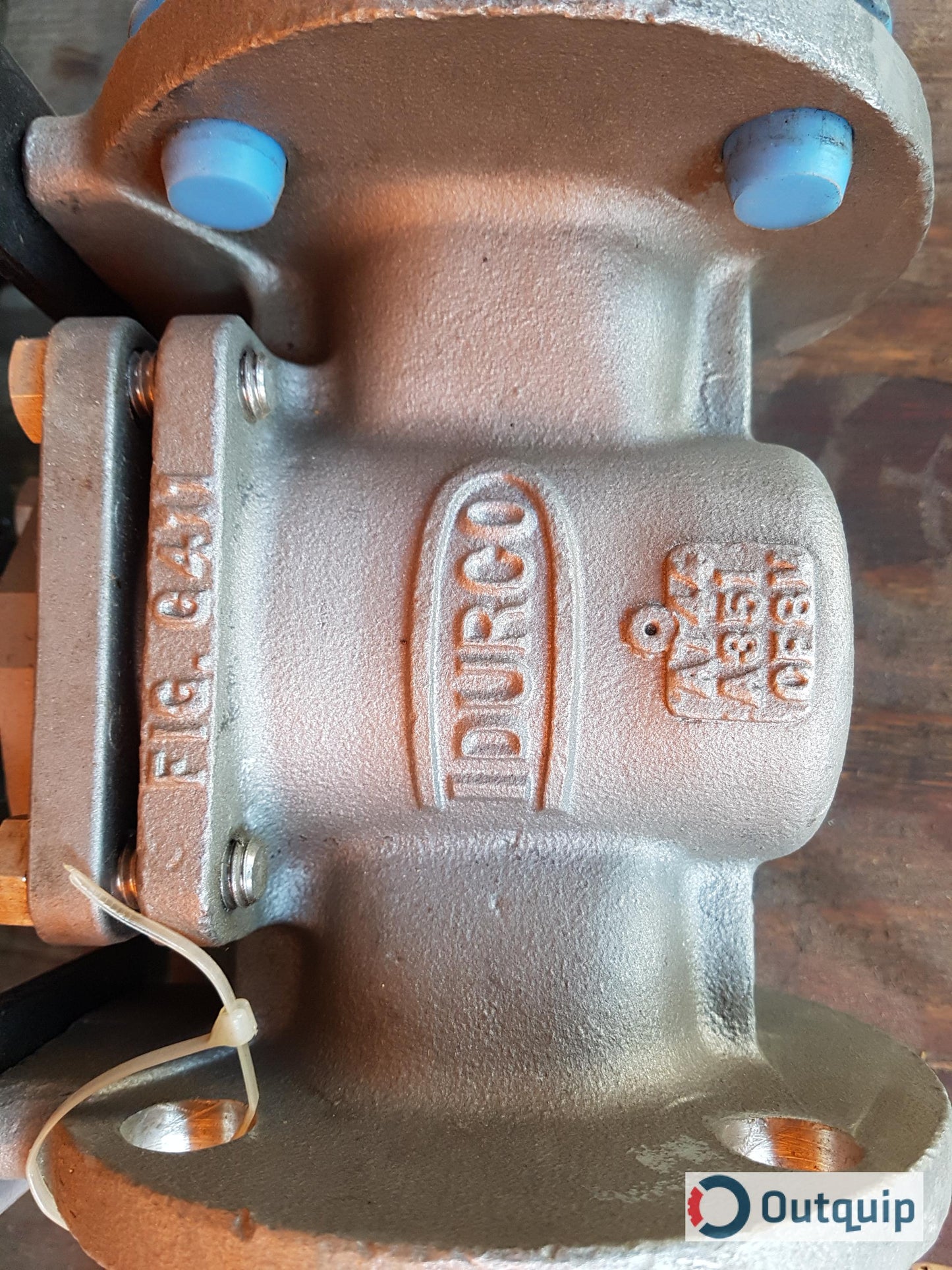 VALVE,PLUG 2&quot; MODEL #G411,7&quot; FACE TO FACE FLANGED END CONNECTION 150# PRESSURE DURCO