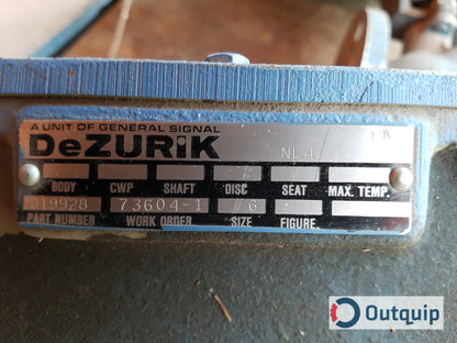 Dezurik Actuator
Part Number: 2019928
Work Order: 73604-1
Size: 6