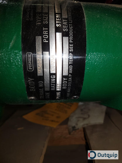 VALVE,FISHER 2&quot; MODEL #RSS-667 -3582G-67AFR (REPAIRABLE - R. WESTOVER) *FOR CLO2