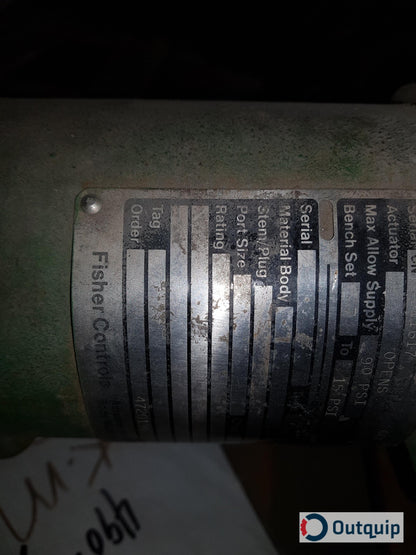 VALVE,FISHER 667 RSS 1-1/2&quot; FACE TO FACE DIN 7.88&quot; TRIM 1-1/2&quot; SPARE (REPAIRABLE)