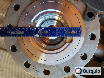 VALVE, 6&quot; METSO MODEL 730S313700WT, ONE PIECE BODY RATED TO 500 DEG F C/W 300#