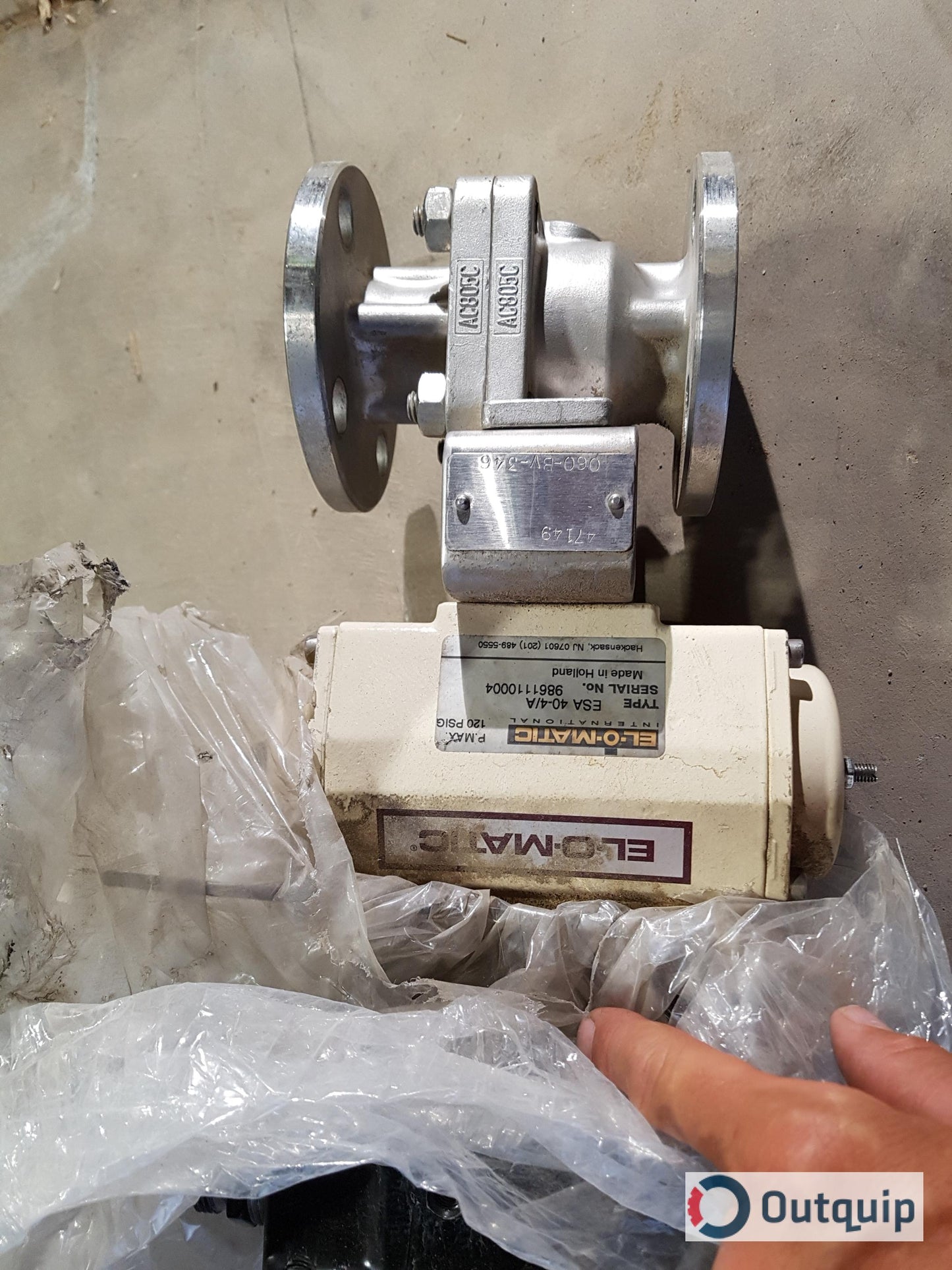 VALVE, VELAN 1&quot; SB150 ELOMATIC 1035-GO-ASCO-67AR *FOR TRS ODOUR REDUCTION