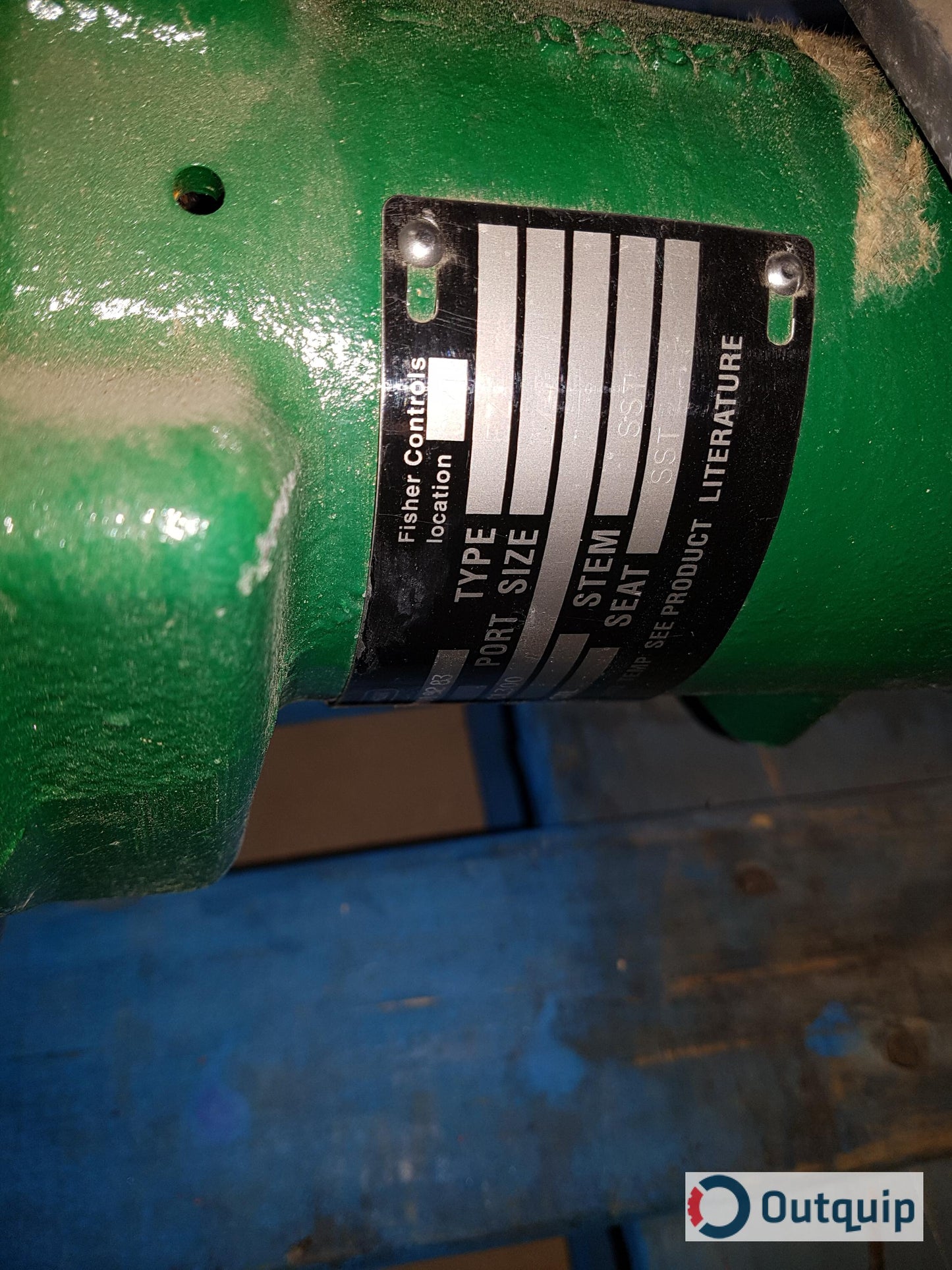 VALVE, CONTROL 1&quot; FISHER TYPE EZ-6678-546 MICRO FORM FLANGED BODY 3/8 M FORM TRIM REVERSE