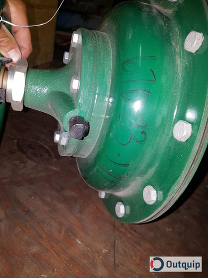 VALVE, CONTROL 1&quot; FISHER TYPE EZ-6678-546 MICRO FORM FLANGED BODY 3/8 M FORM TRIM REVERSE