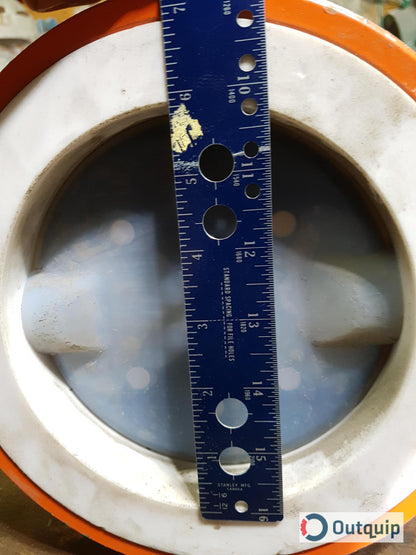 VALVE,PLUG DURCO MODEL BL38K SIZE 6&quot; 150# FLANGED END CONNECTION DUCTILE IRON BODY