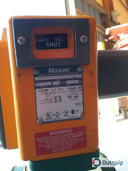 VALVE,BLOCK, MAXON NATURAL GAS MODEL 3&quot; CP 5000 150# ANSI RAISED FACE FLANGE, STEEL BODY