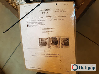 Kone
Reducer Gear
#HSC318011-280
Ratio: 28.42:1