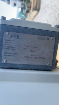 34-FE-225 - MAGNETIC FLOW METER